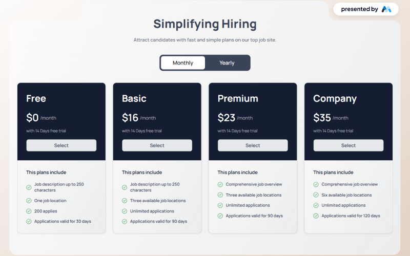 AeroKit UI Pricing03 Palette