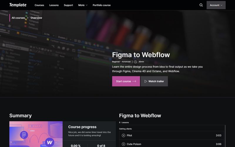 #21 Webflow University Clone