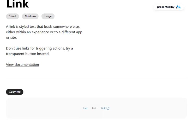 Microsoft Link Component