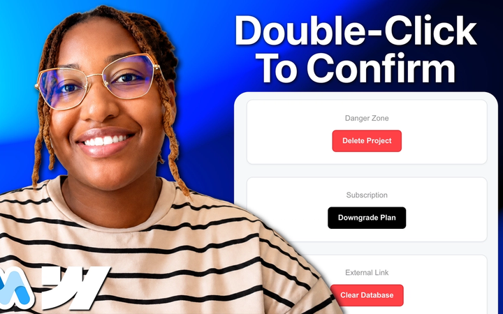 #254 - Double Click to Confirm Buttons