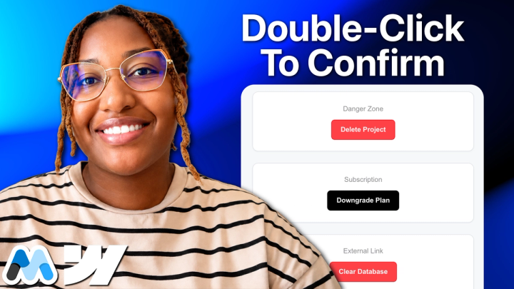 #254 - Double Click to Confirm Buttons