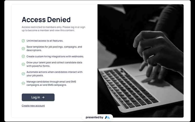 AeroKit UI Access Denied01 Dual Pane