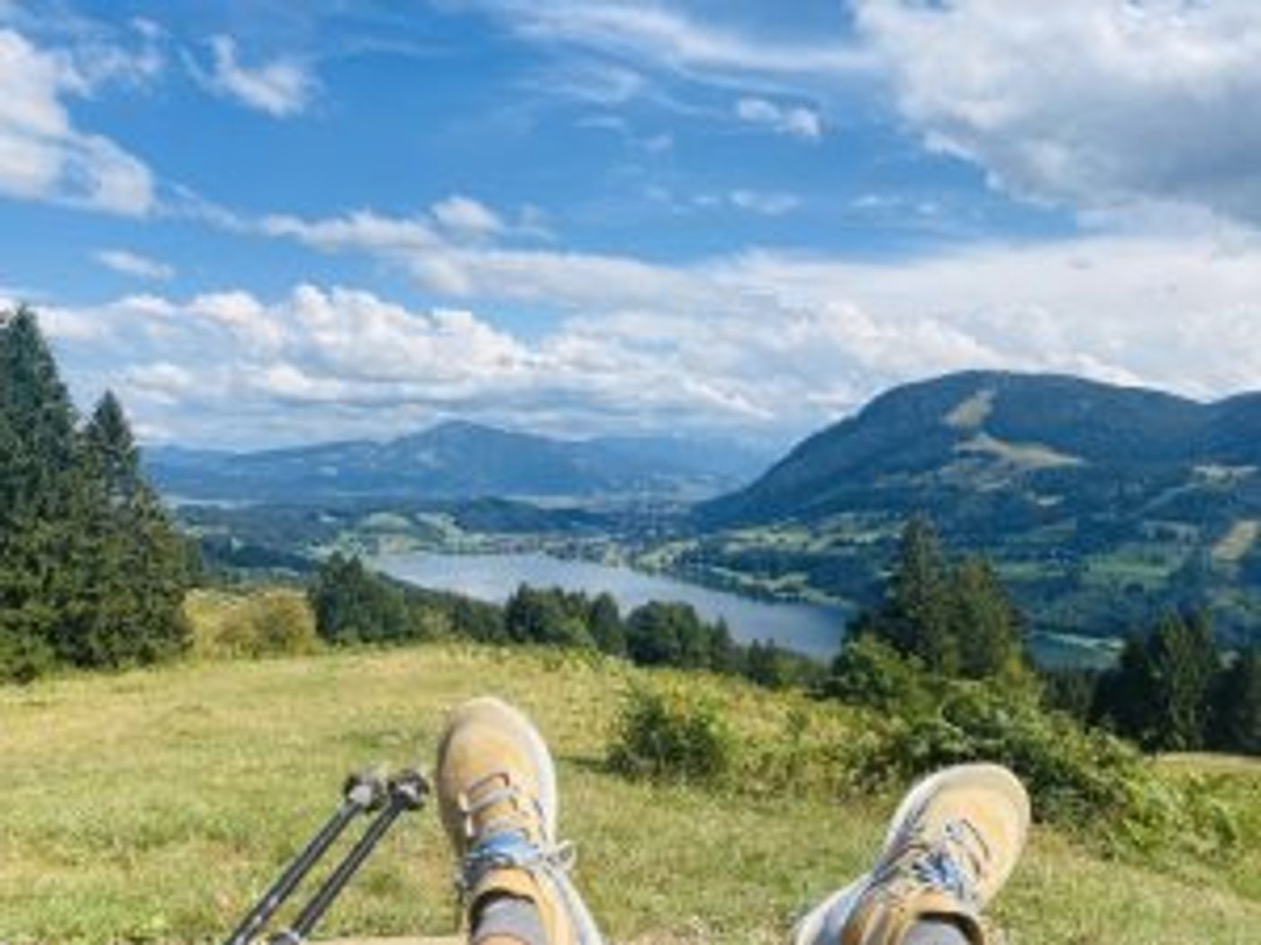 Ausblick in die Nagelflukette als Sinnbild für eine Auszeit