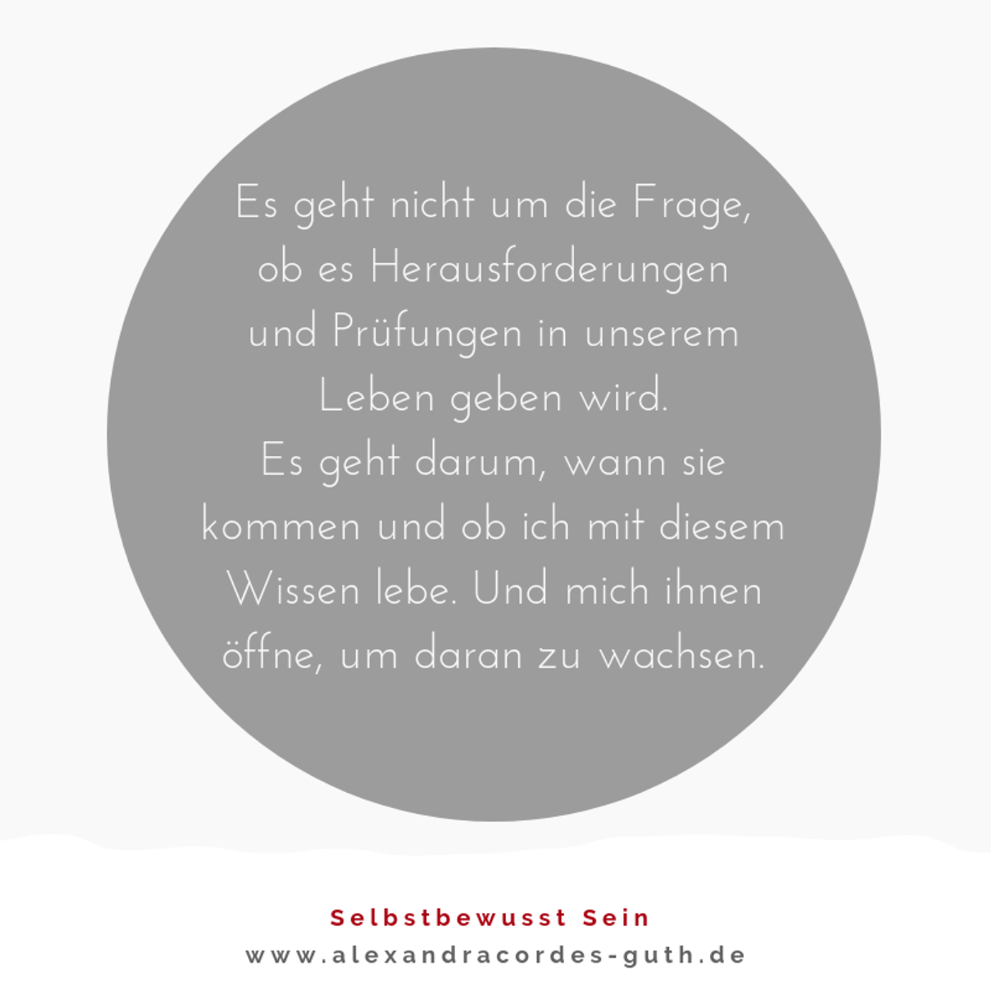 Zitat zum Thema Herausforderungen von Alexandra Cordes-Guth