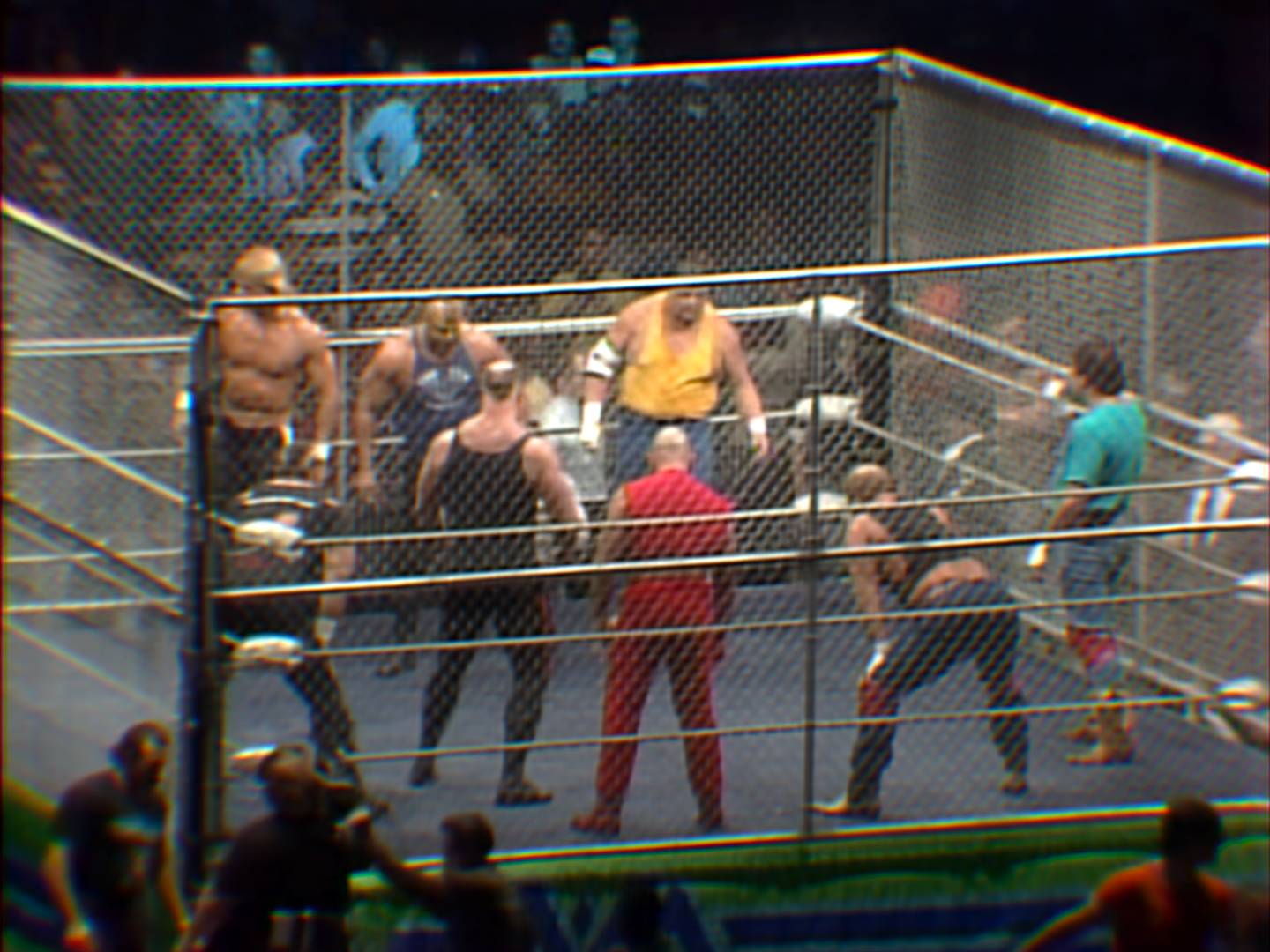 Dusty Rhodes vs. Tully Blanchard vs. Ivan Koloff vs. The Warlord vs.