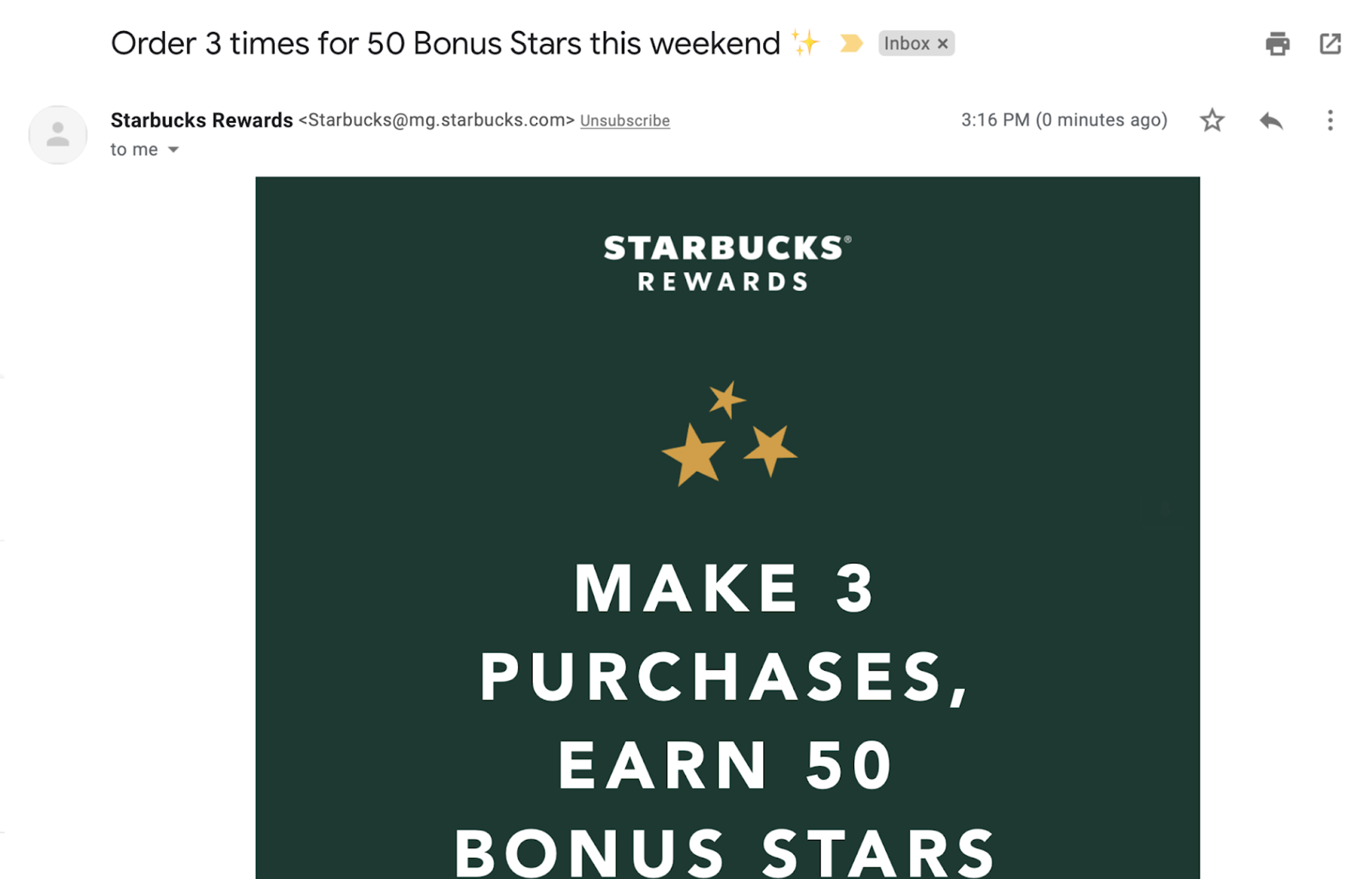 Starbuck's classic loyalty rewards gamification system