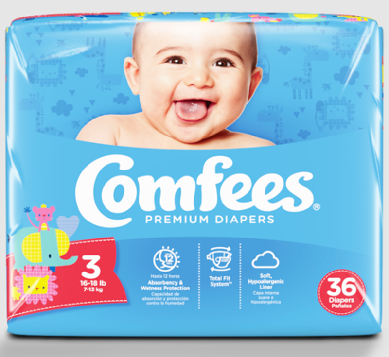 Children's Diapers Sizes 3-7 (Medicaid)