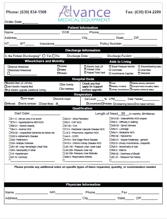 Chicago General Referrals Form