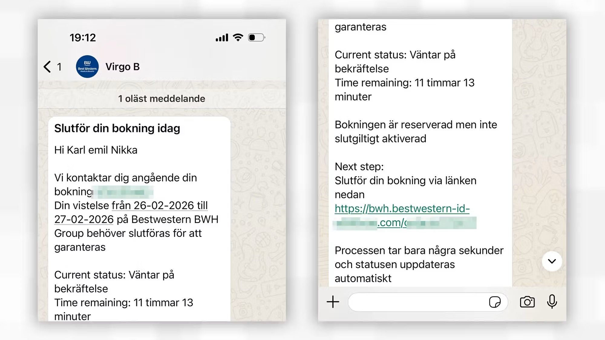 SSF varnar för WhatsApp bedragare