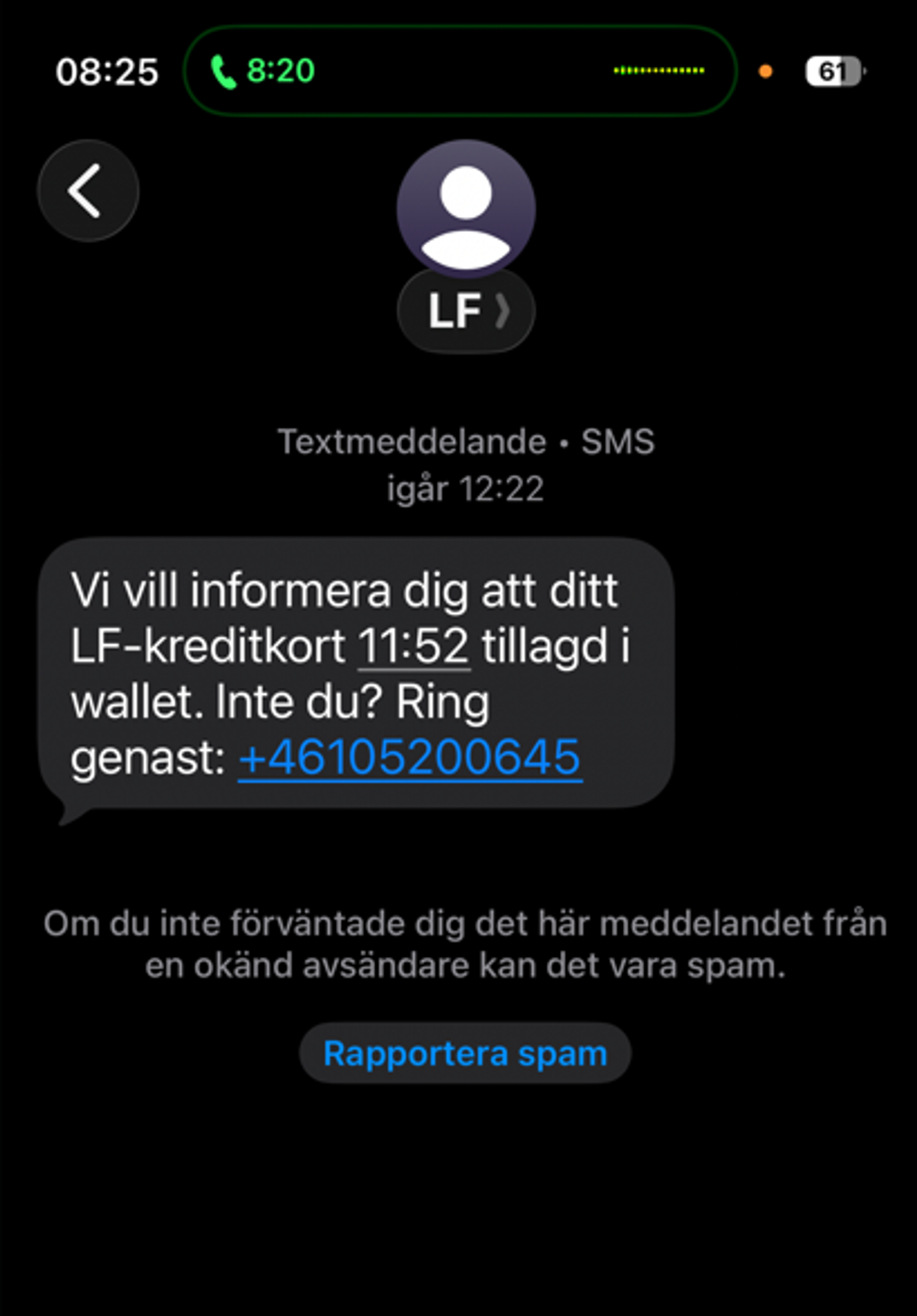  Länsförsäkringar varnar för bedragare 