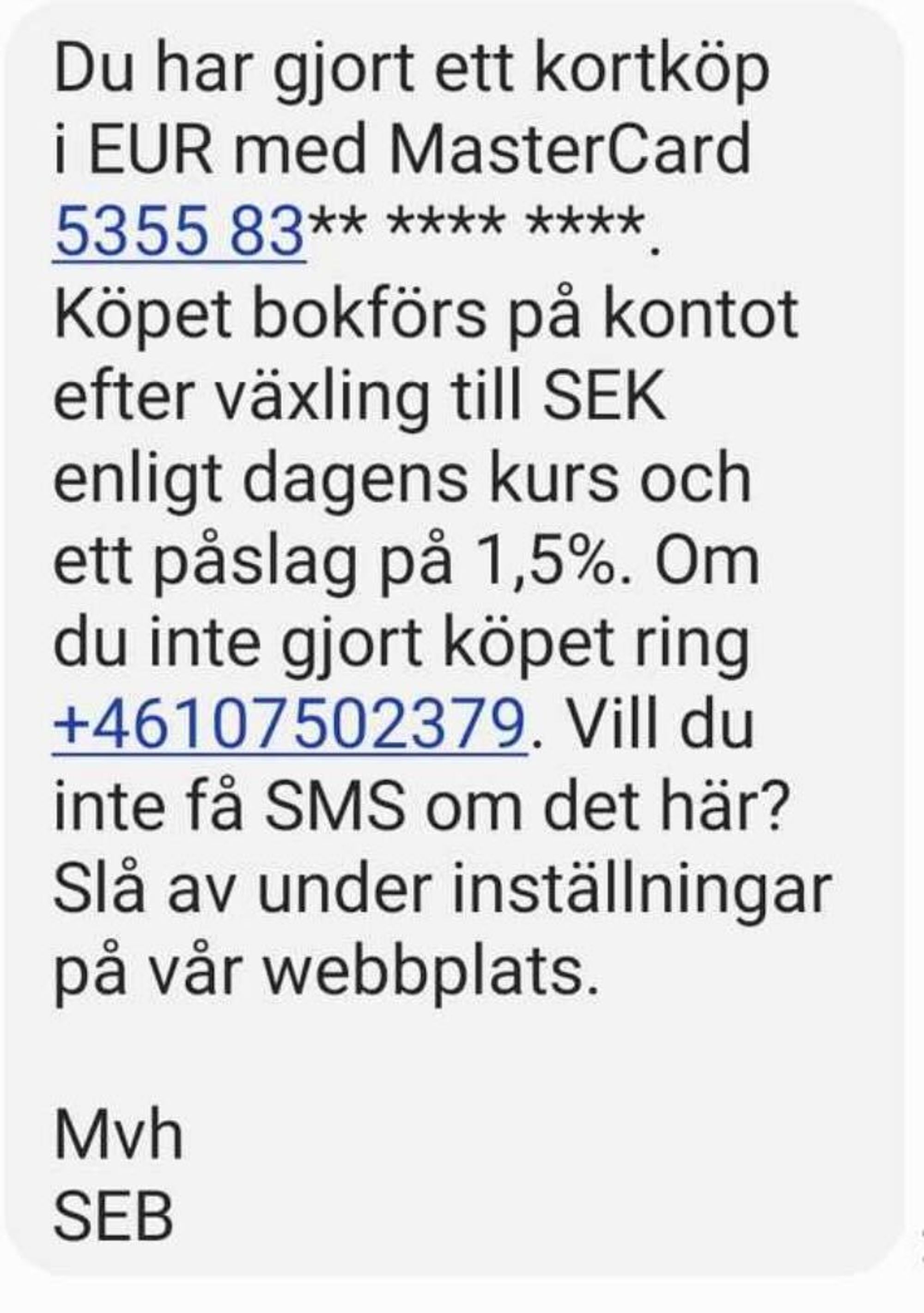 Se upp för bluff-sms