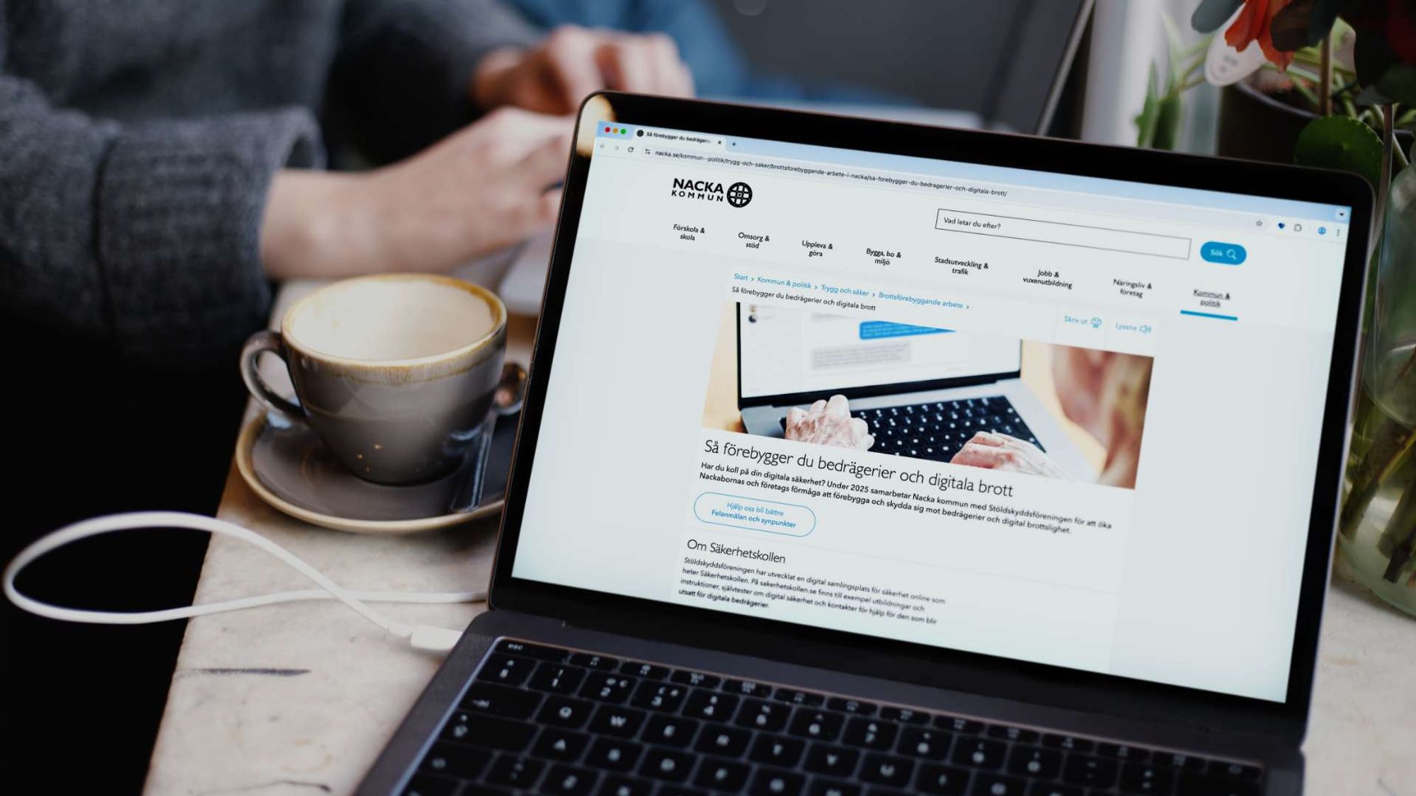 Nacka kommun jobbar med att förebygga bedrägerier