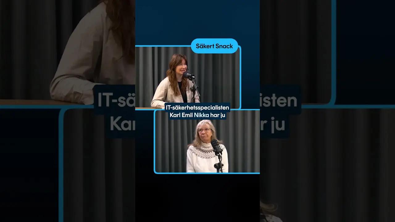 Mari berättar om den bedrägliga SSD-disken i Säkert snack.