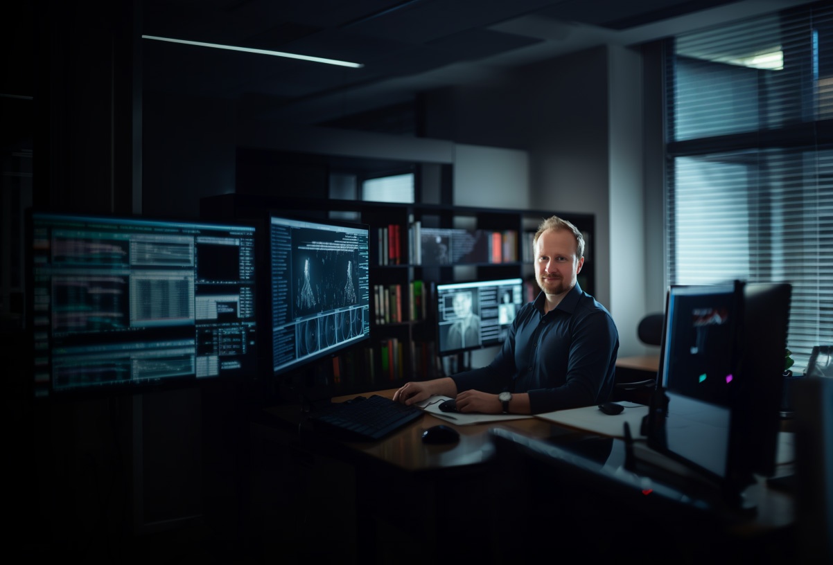 David Jacoby, it-säkerhetsexpert. Bilden är AI-genererad. 