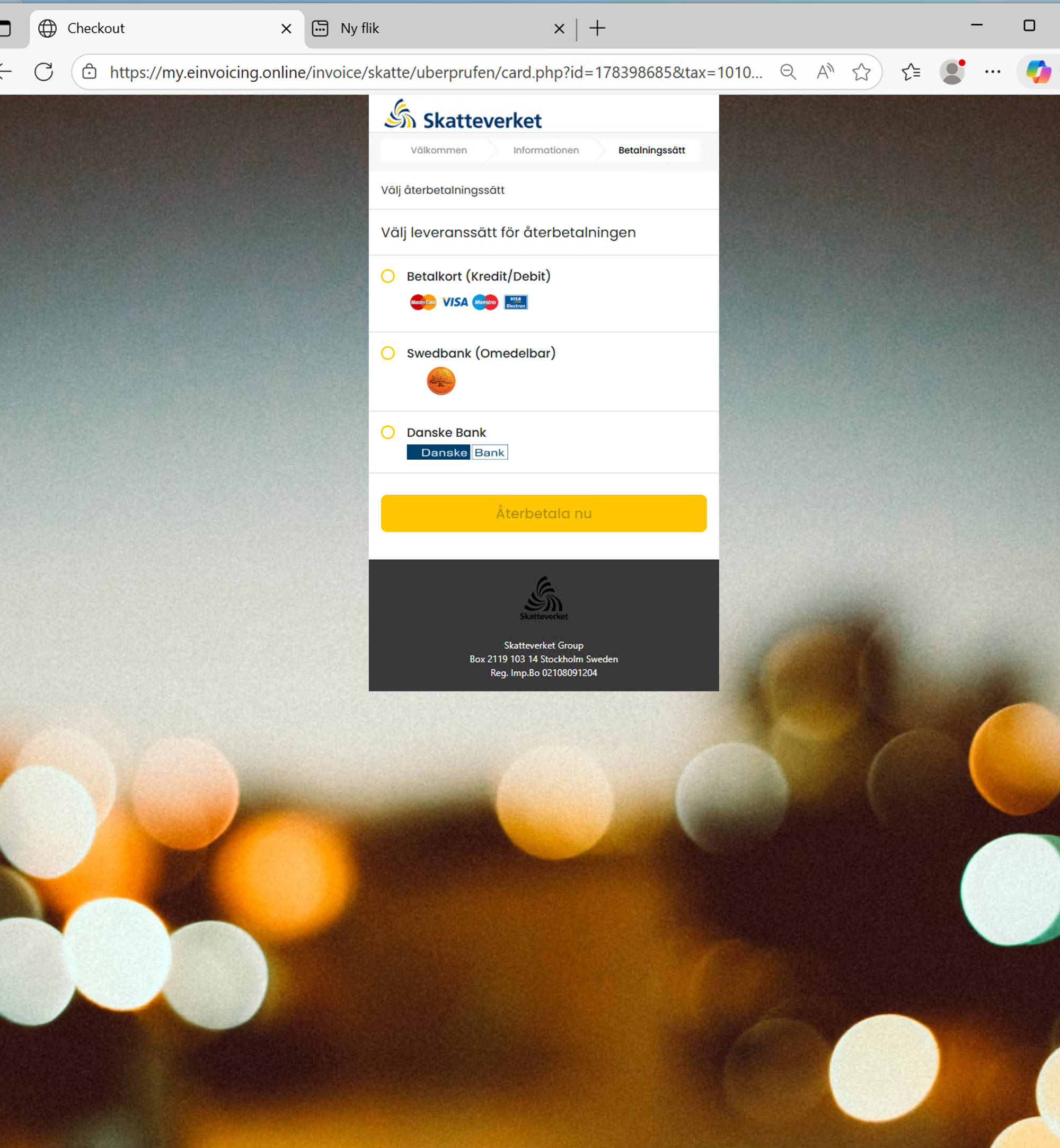 Bluffmejl Skatteverket