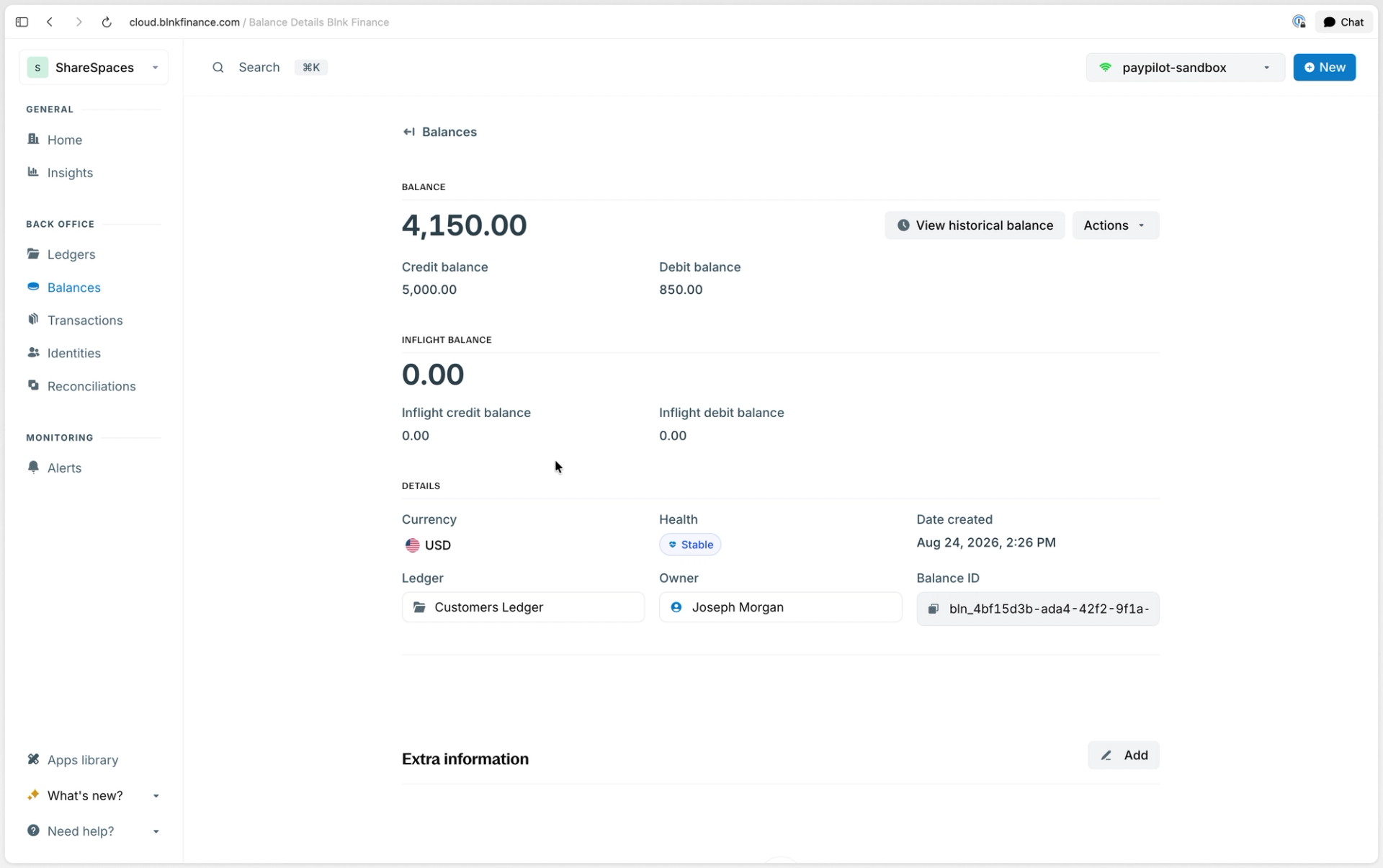 Screenshot: User balance shows the net balance after the task is done. 