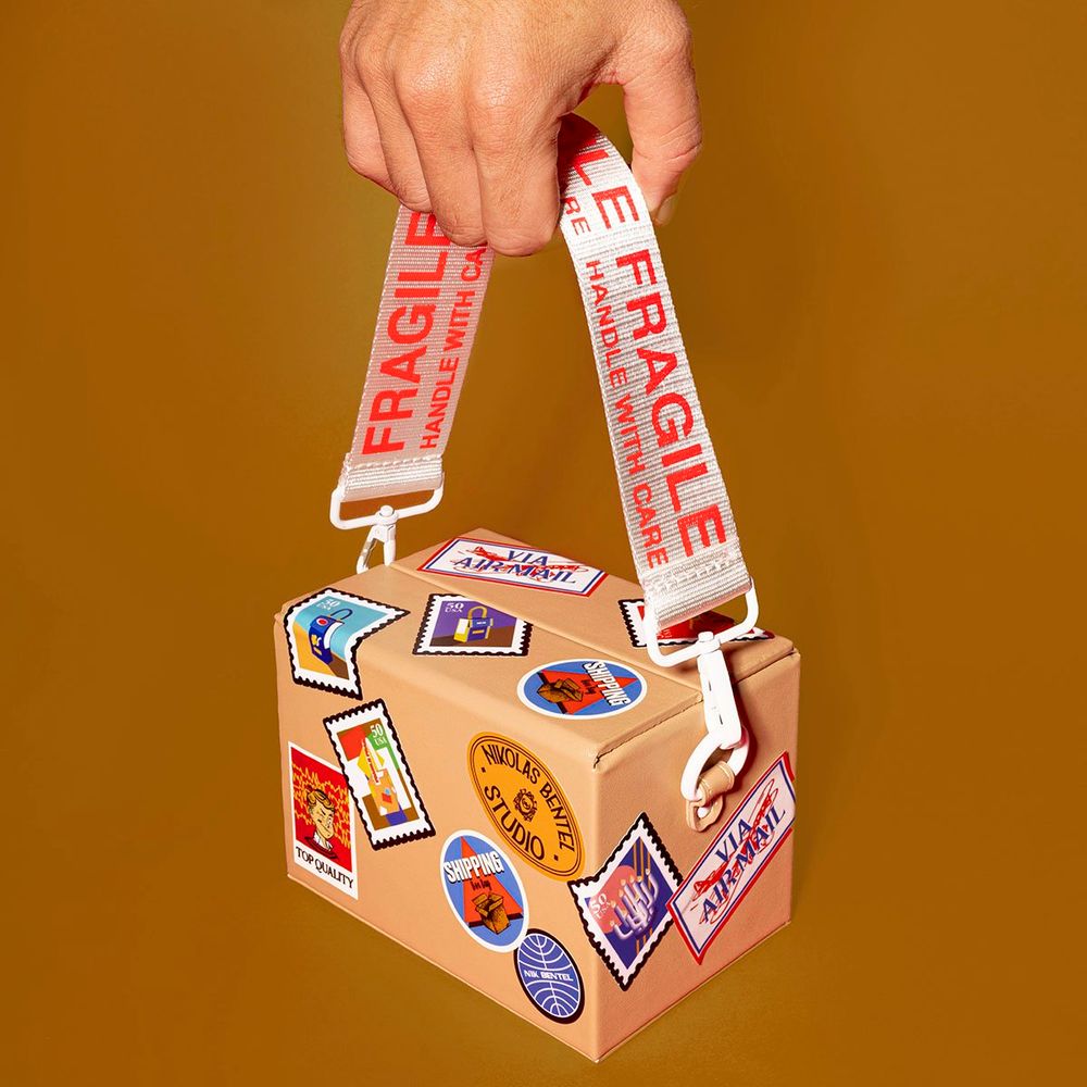 Nik Bentel Studio - The Shipping Box Bag Artist Series