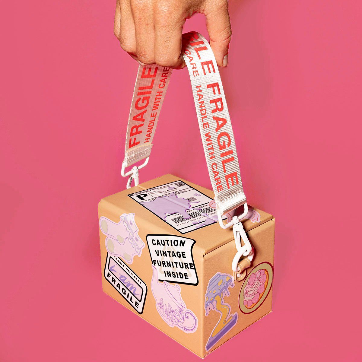 Nik Bentel Studio - The Shipping Box Bag Artist Series