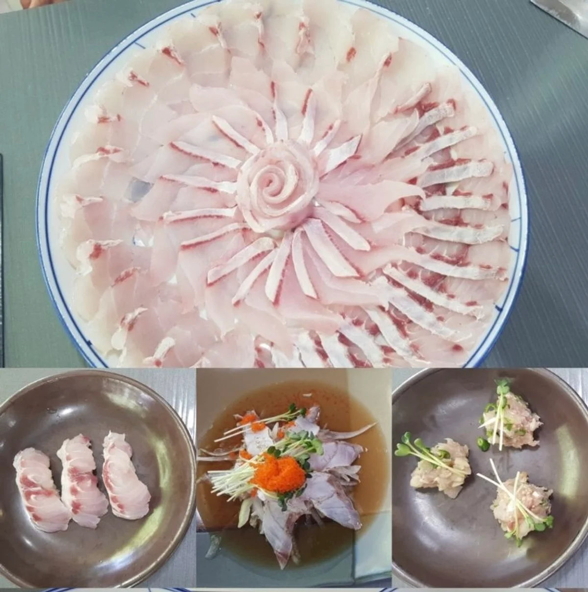 송도초밥민어코스전문점 민어 회 코스 요리