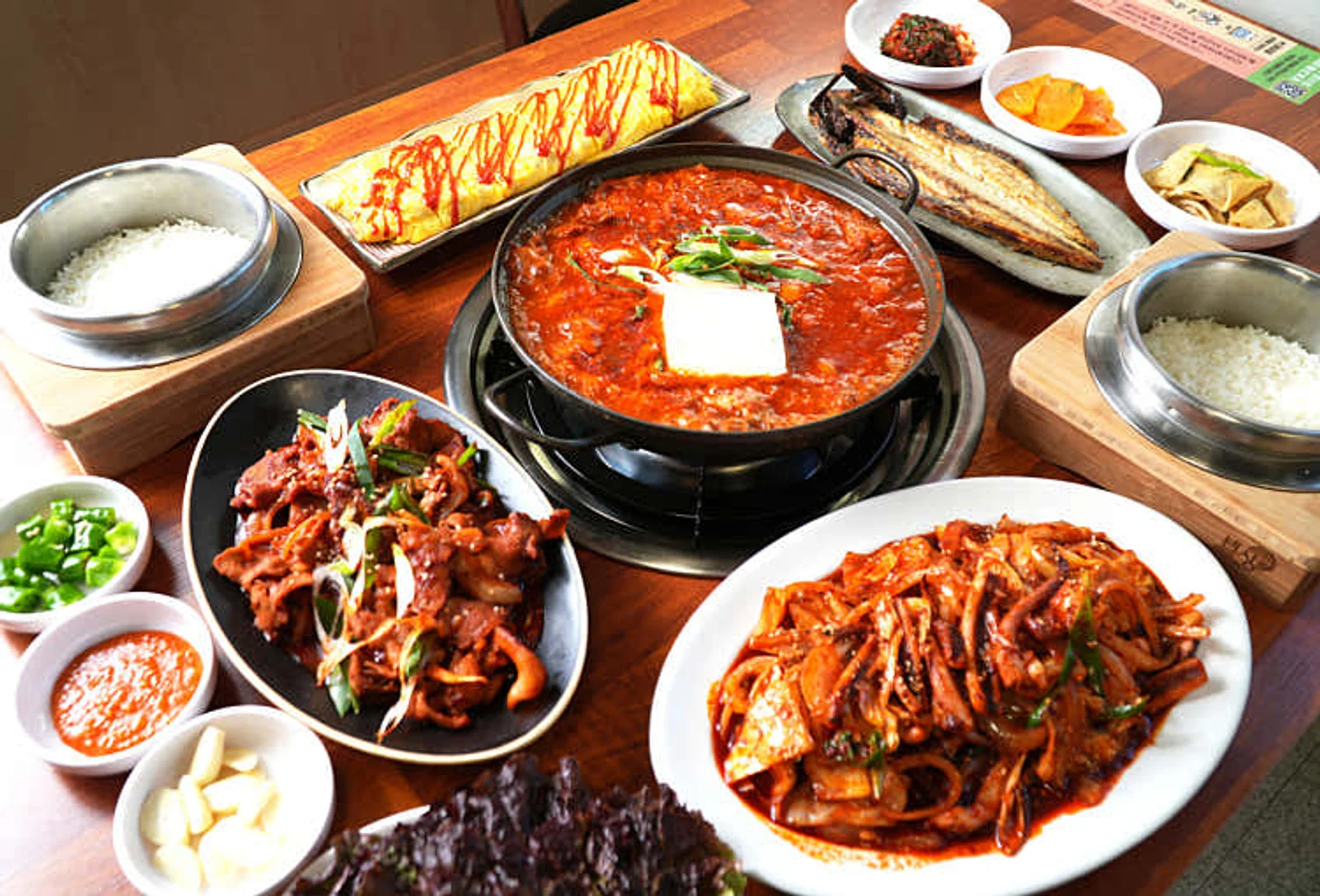 오늘도풍년 아산음봉본점 통목살김치찌개와 계란말이 한상차림, 충남 아산시 음봉면 한식당