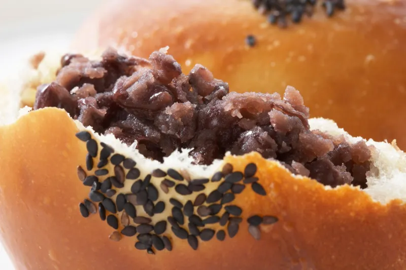 피낭시에 광주 서구 금호동 단팥빵 단면
