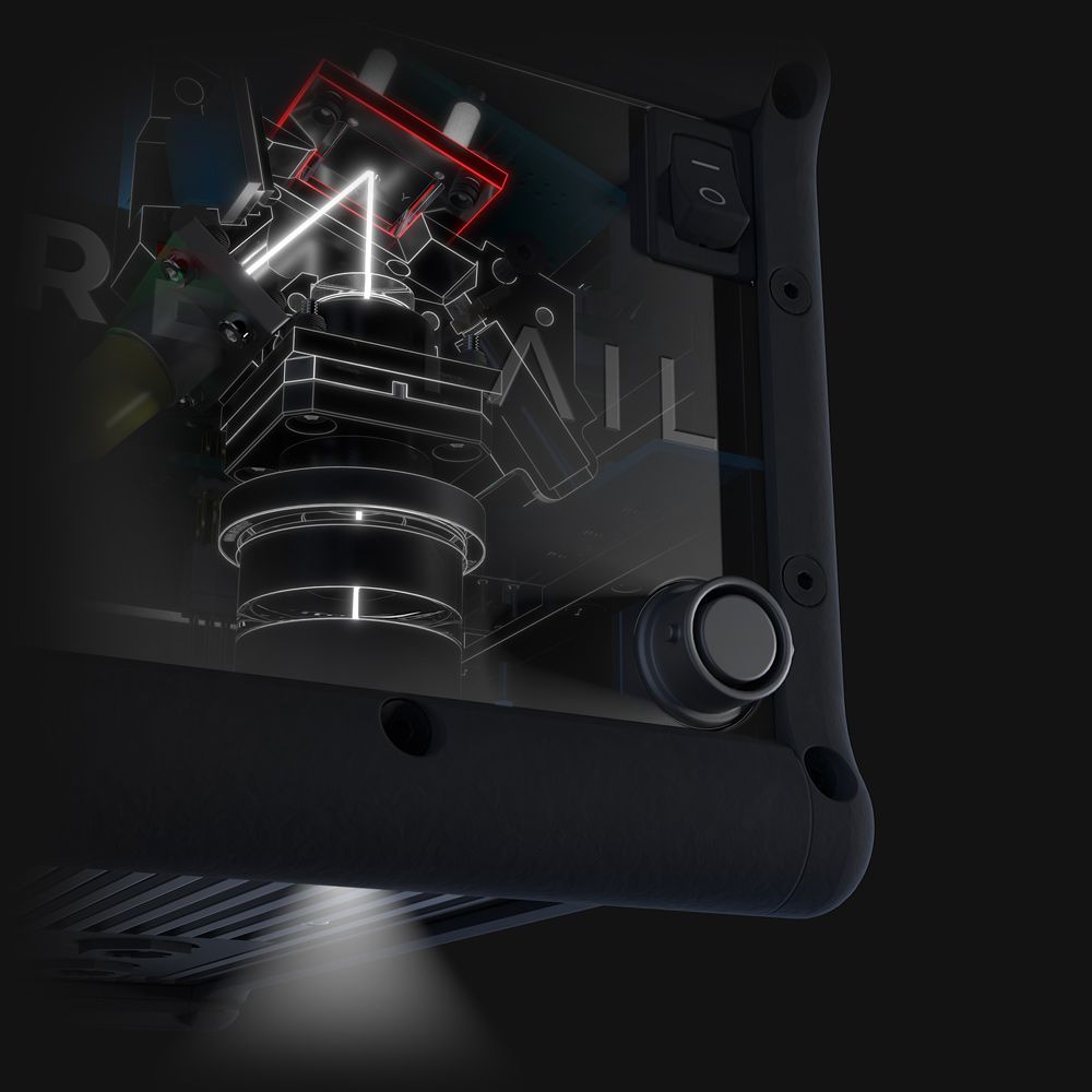 Proprietary MEMS mirror LiDAR technology allows all laser pulses to be transmitted to the ground.