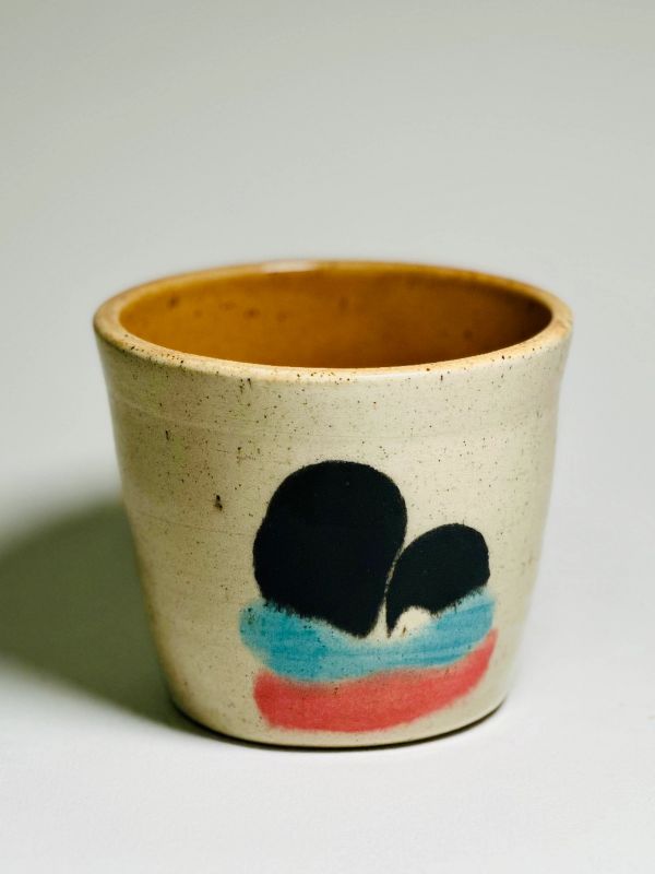 Painted Figure Cup