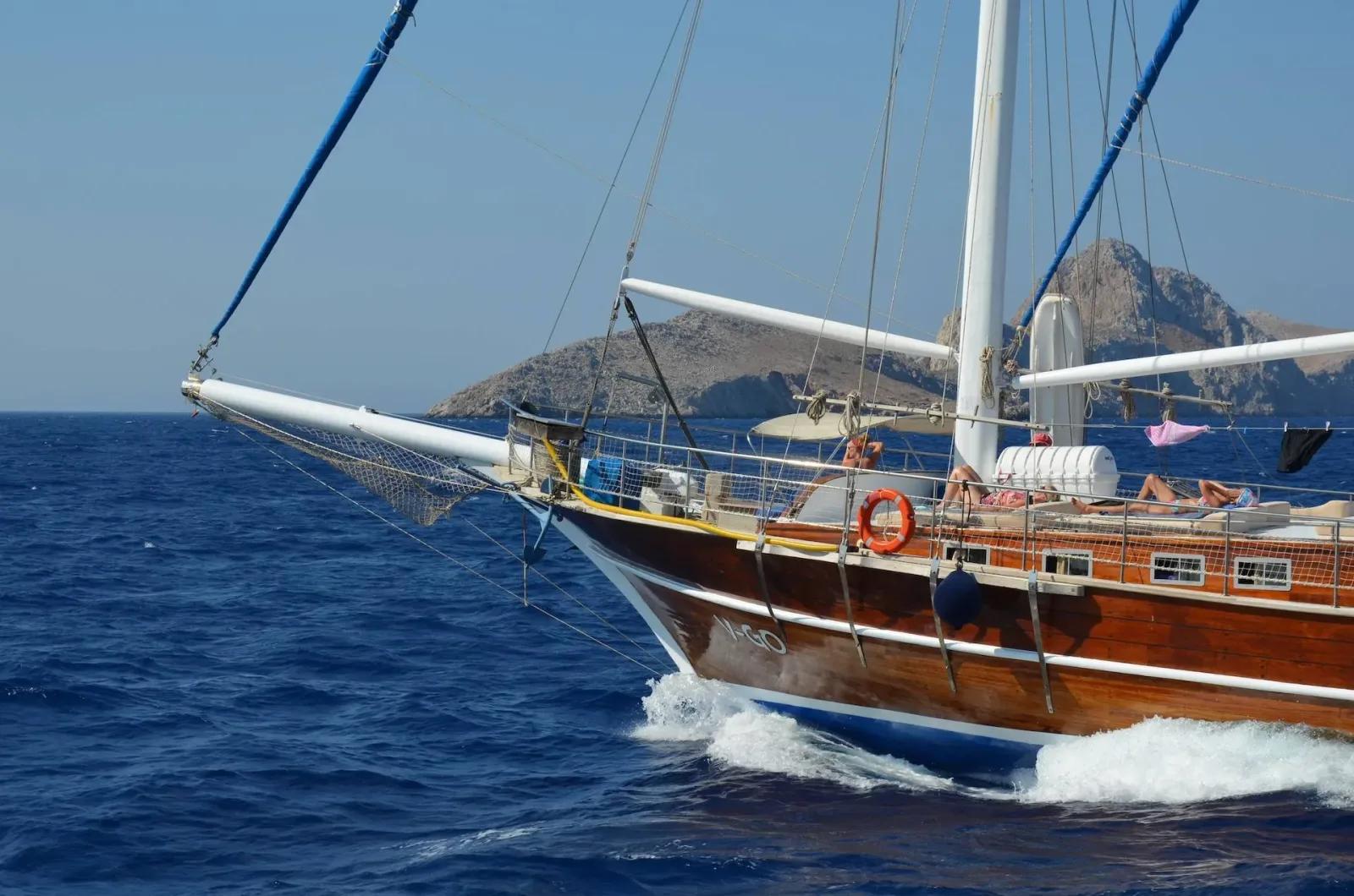 Blue Cruise Gulet Boat, Bodrum, Turkey