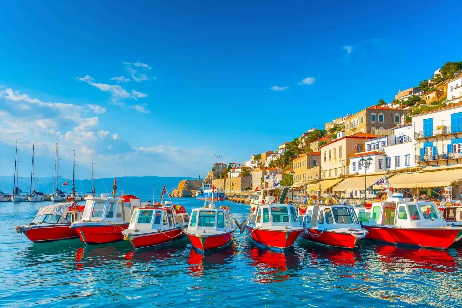 Harbor Boats, Hydra, Greece