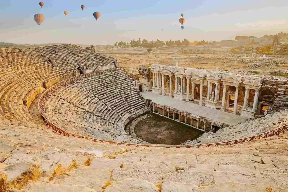 Hierapolis Ancient Theatre, Pamukkale, Turkey