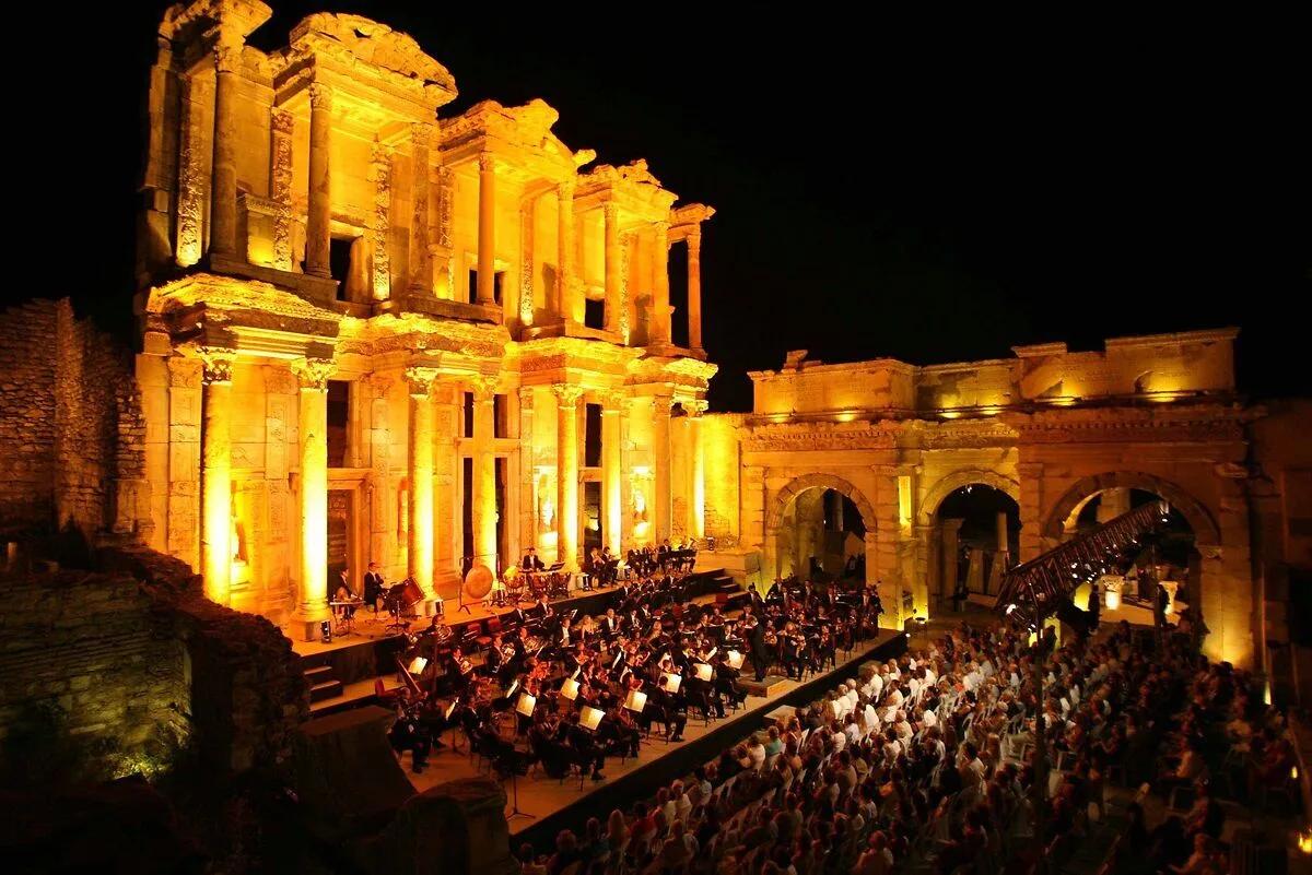 Library Of Celsus Concert, Ephesus, Turkey