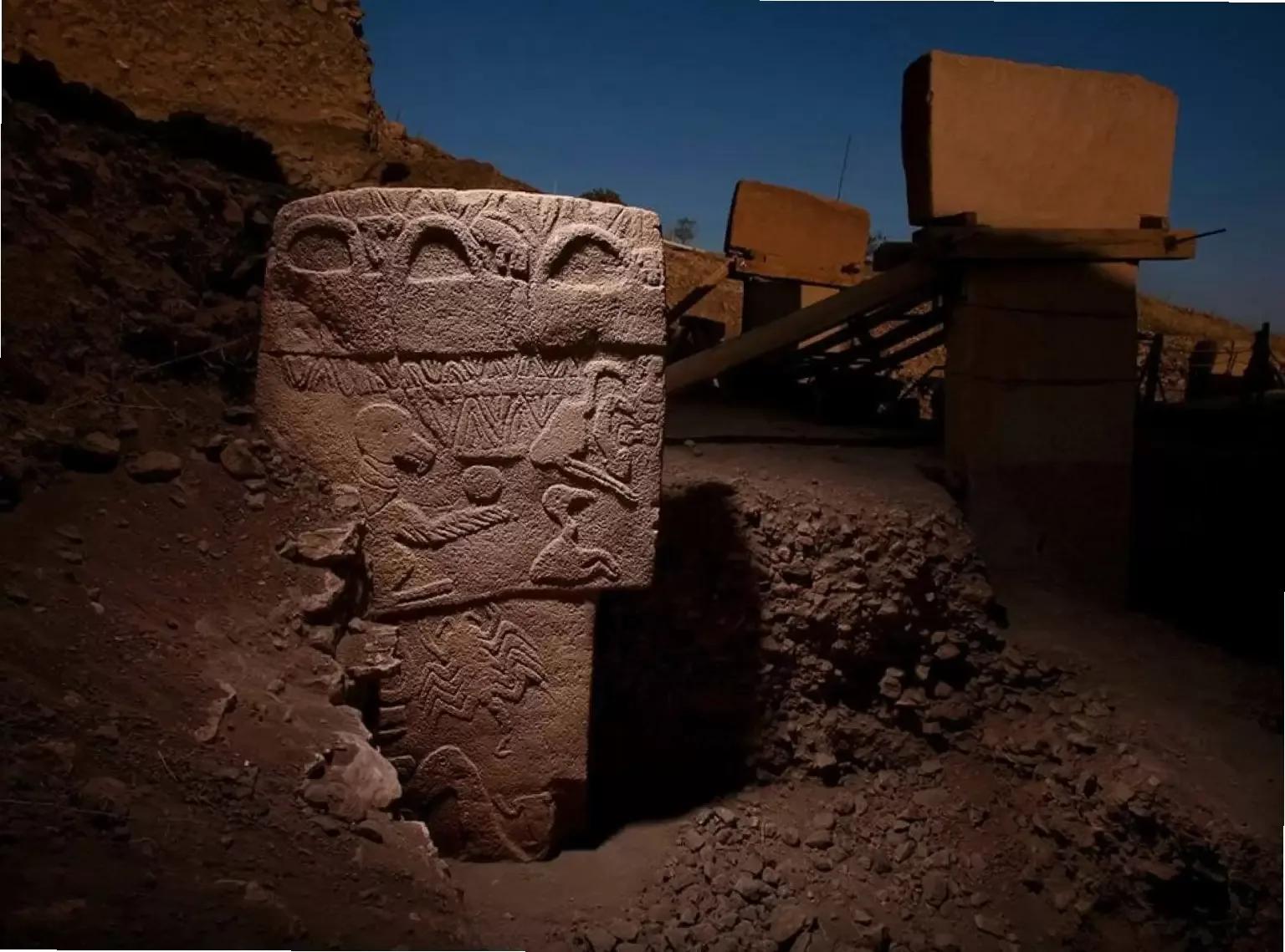 Gobekli Tepe Vulture Stone, Sanliurfa, Turkey