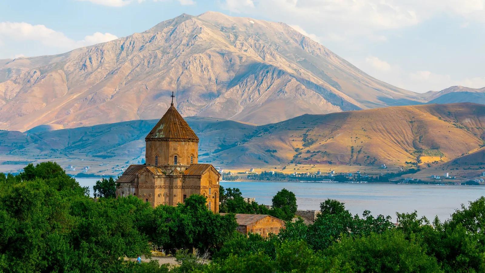 Akdamar Church Landscape, Van, Turkey