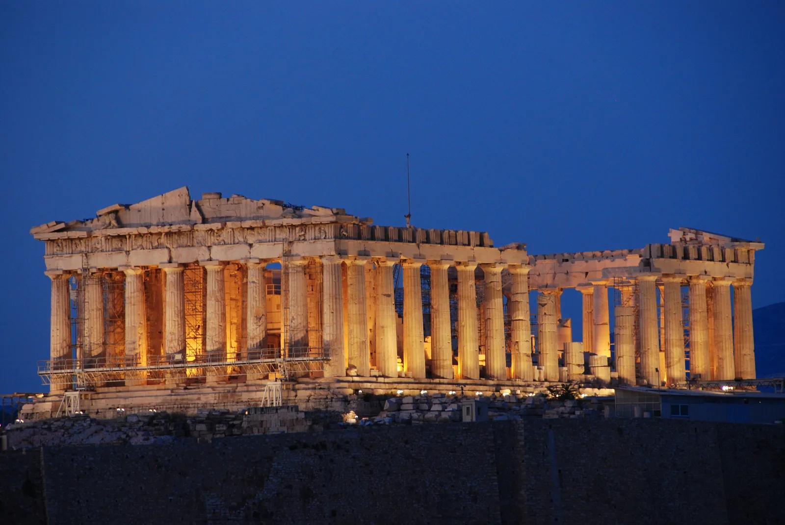 Parthenon Night, Athens, Greece