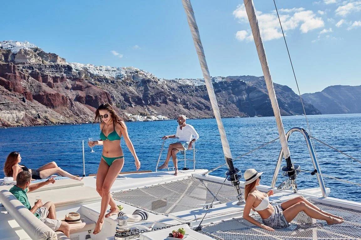 Caldera Catamaran Cruise, Santorini, Greece