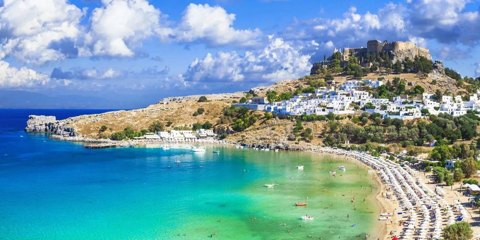 Acropolis Beach, Lindos, Greece