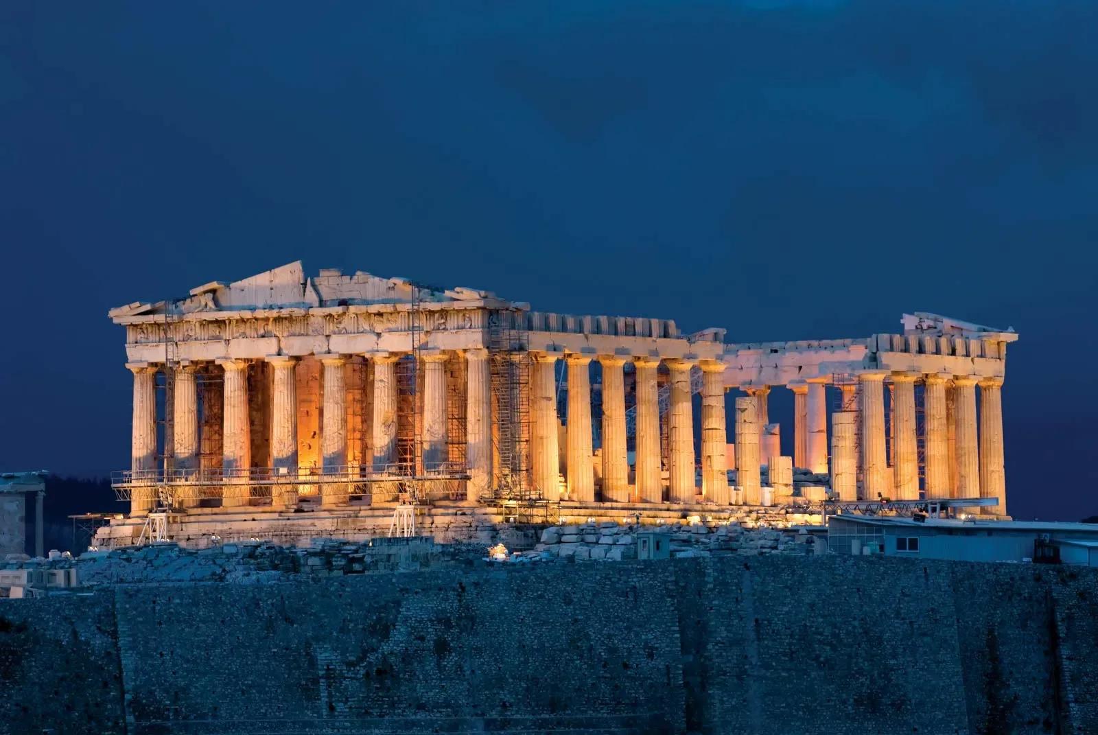Parthenon Night, Athens, Greece