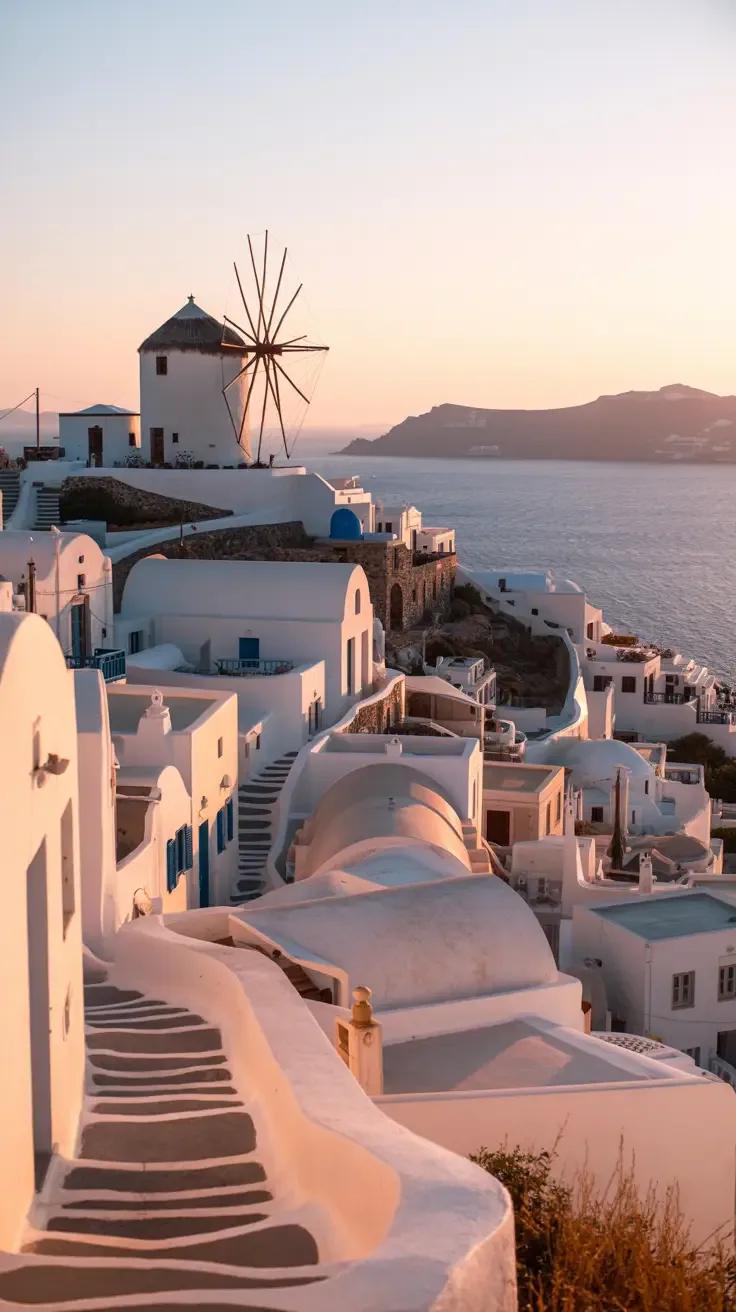 Oia Windmill, Santorini, Greece
