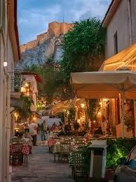 Plaka Street View, Athens, Greece