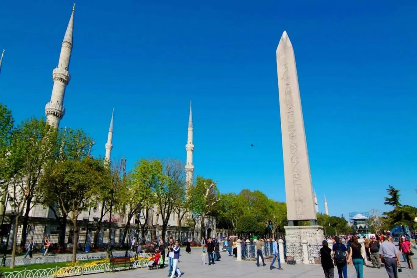 Obelisk Of Theodosius Hippodrome, Istanbul, Turkey