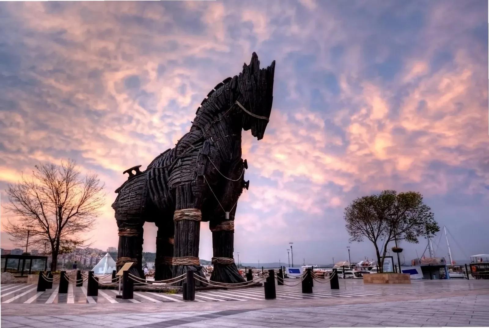 Trojan Horse Monument, Canakkale, Turkey