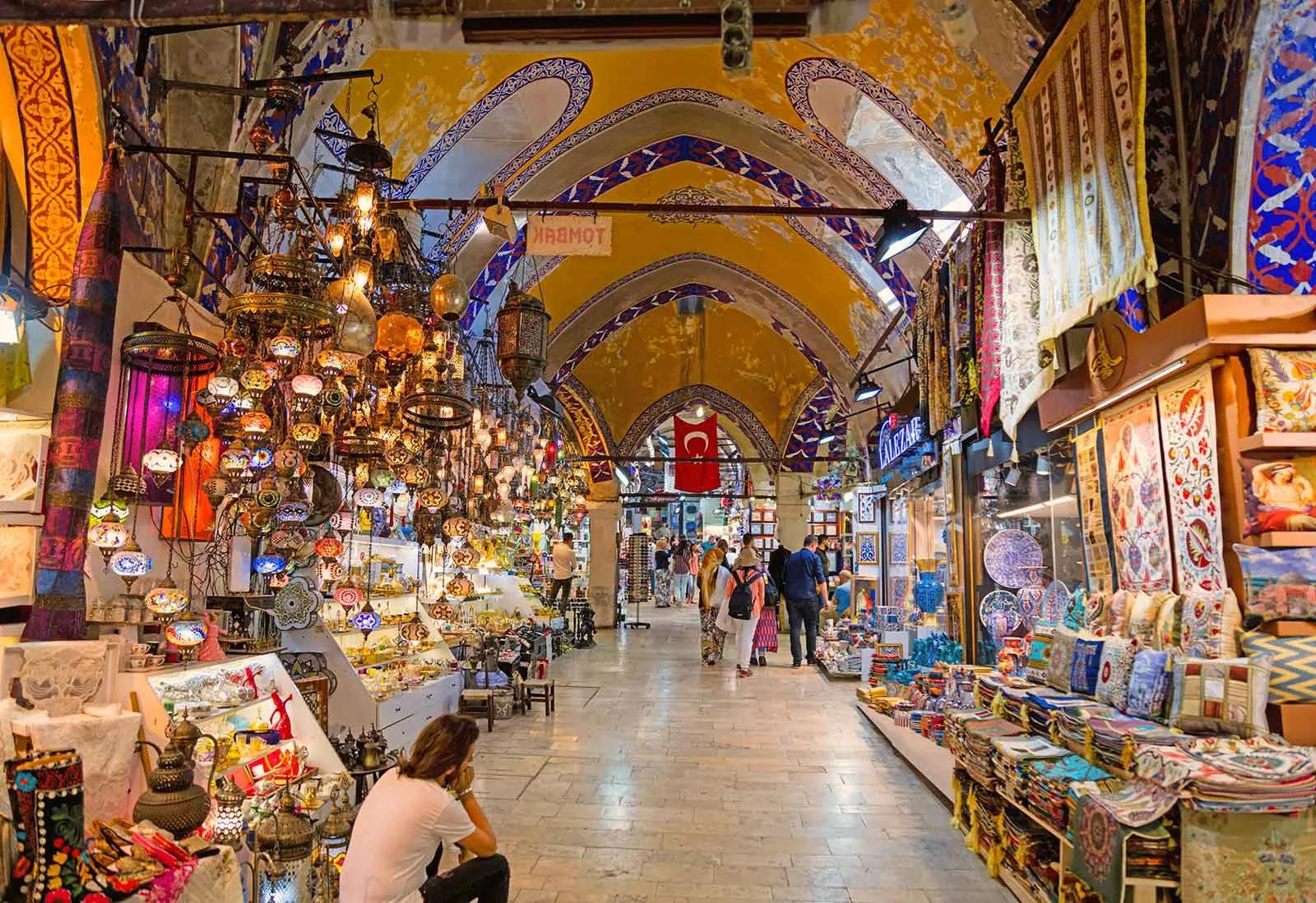 Grand Bazaar Interior, Istanbul, Turkey