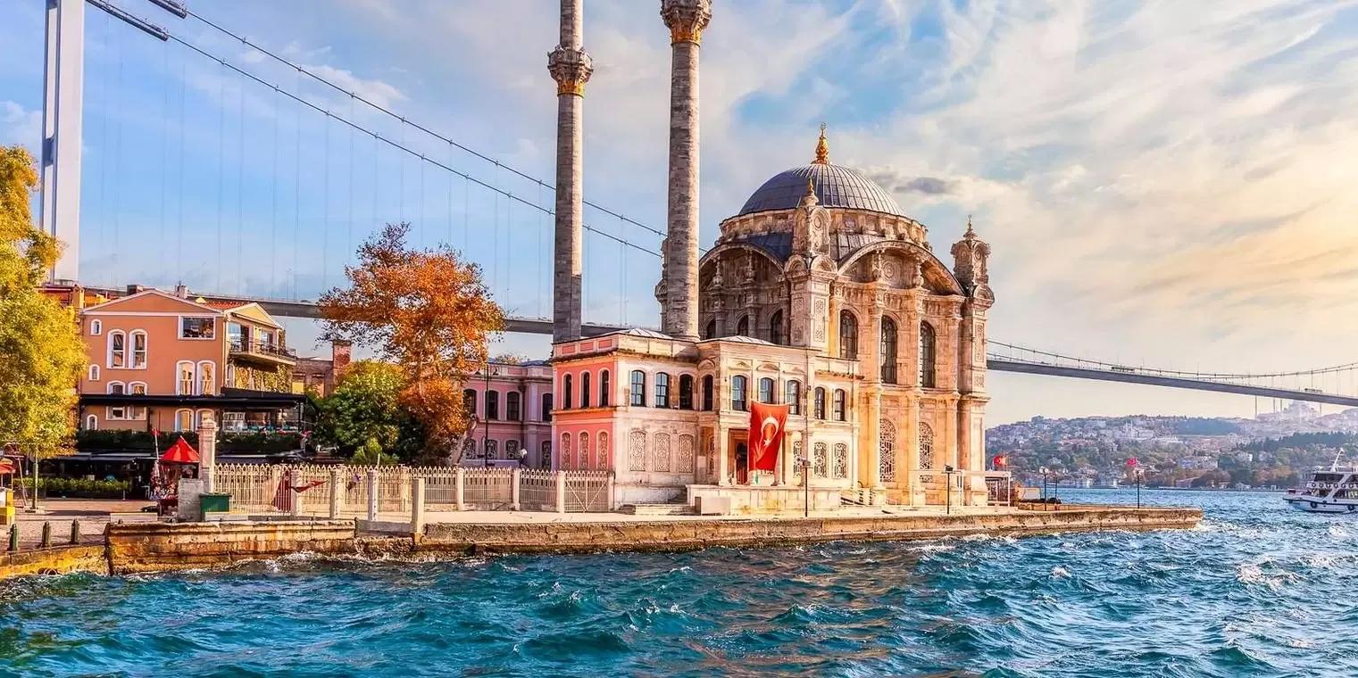 Ortakoy Mosque Bosphorus Bridge, Istanbul, Turkey