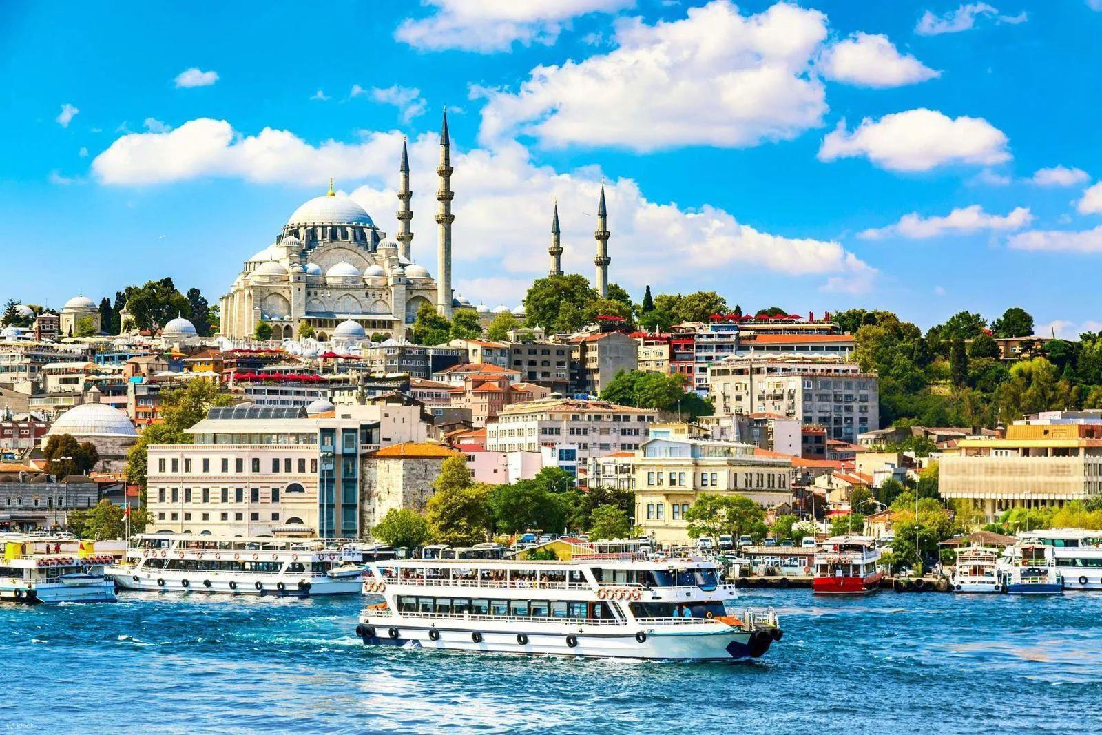 Mezquita de Süleymaniye y el Cuerno de Oro, Estambul, Turquía