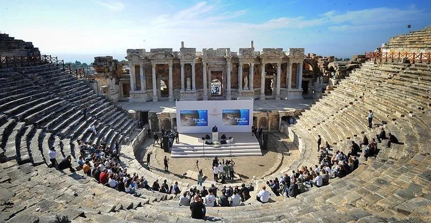 Hierapolis Roman Theatre, Pamukkale, Turkey