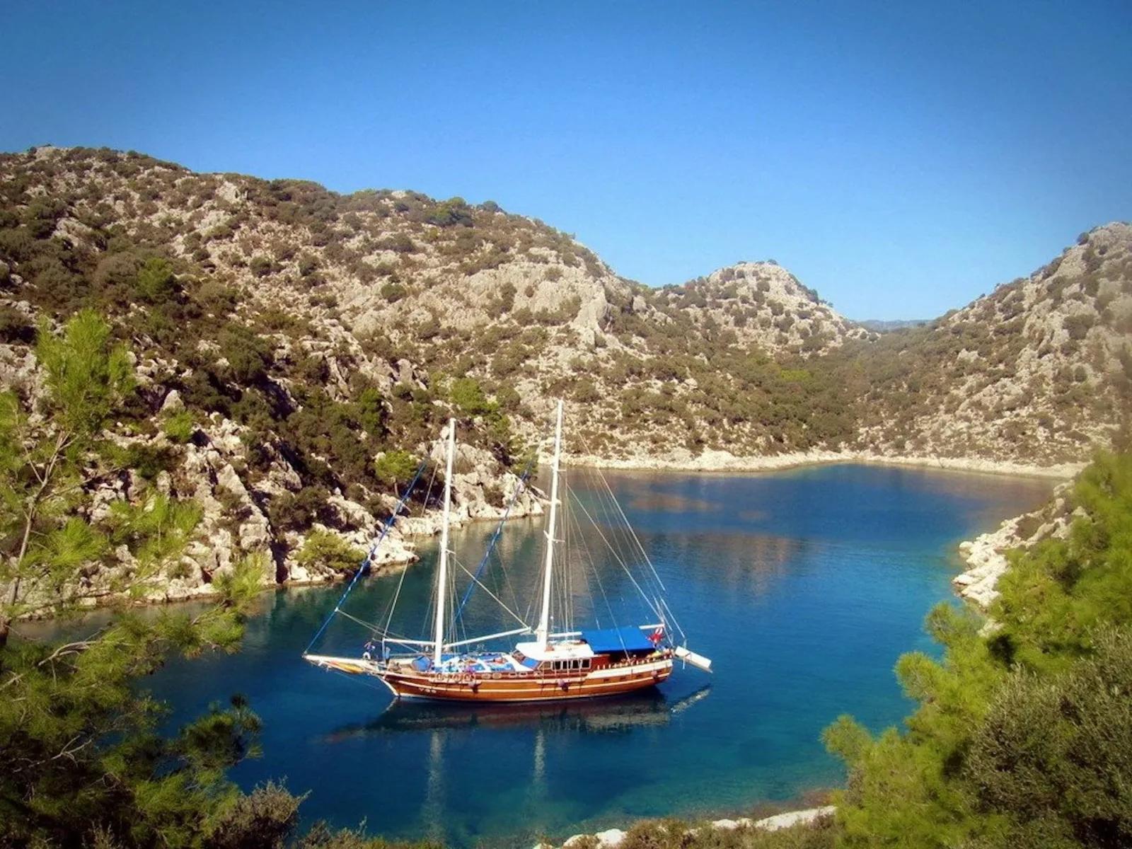 Gokova Gulf Gulet Boat, Bodrum, Turkey