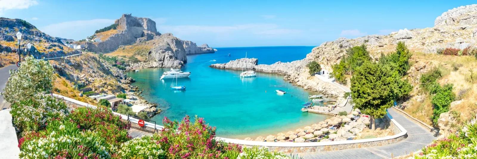 St Pauls Bay, Rhodes, Greece