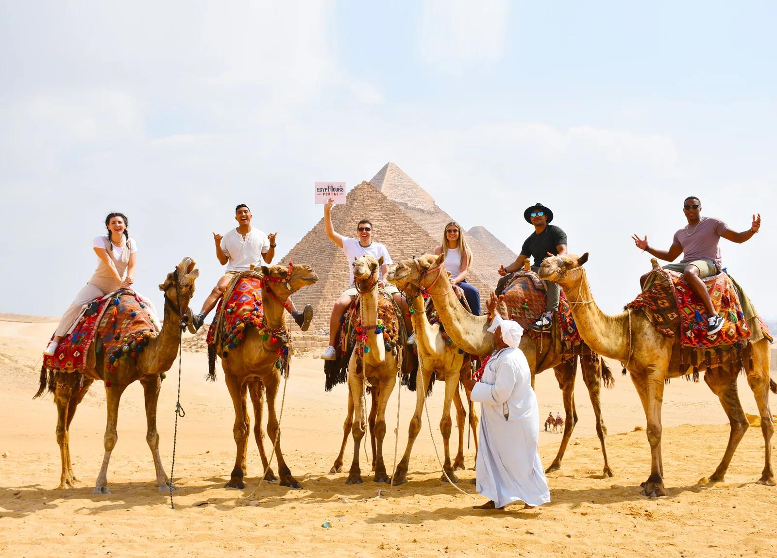 Giza Pyramids Camel Ride, Cairo, Egypt