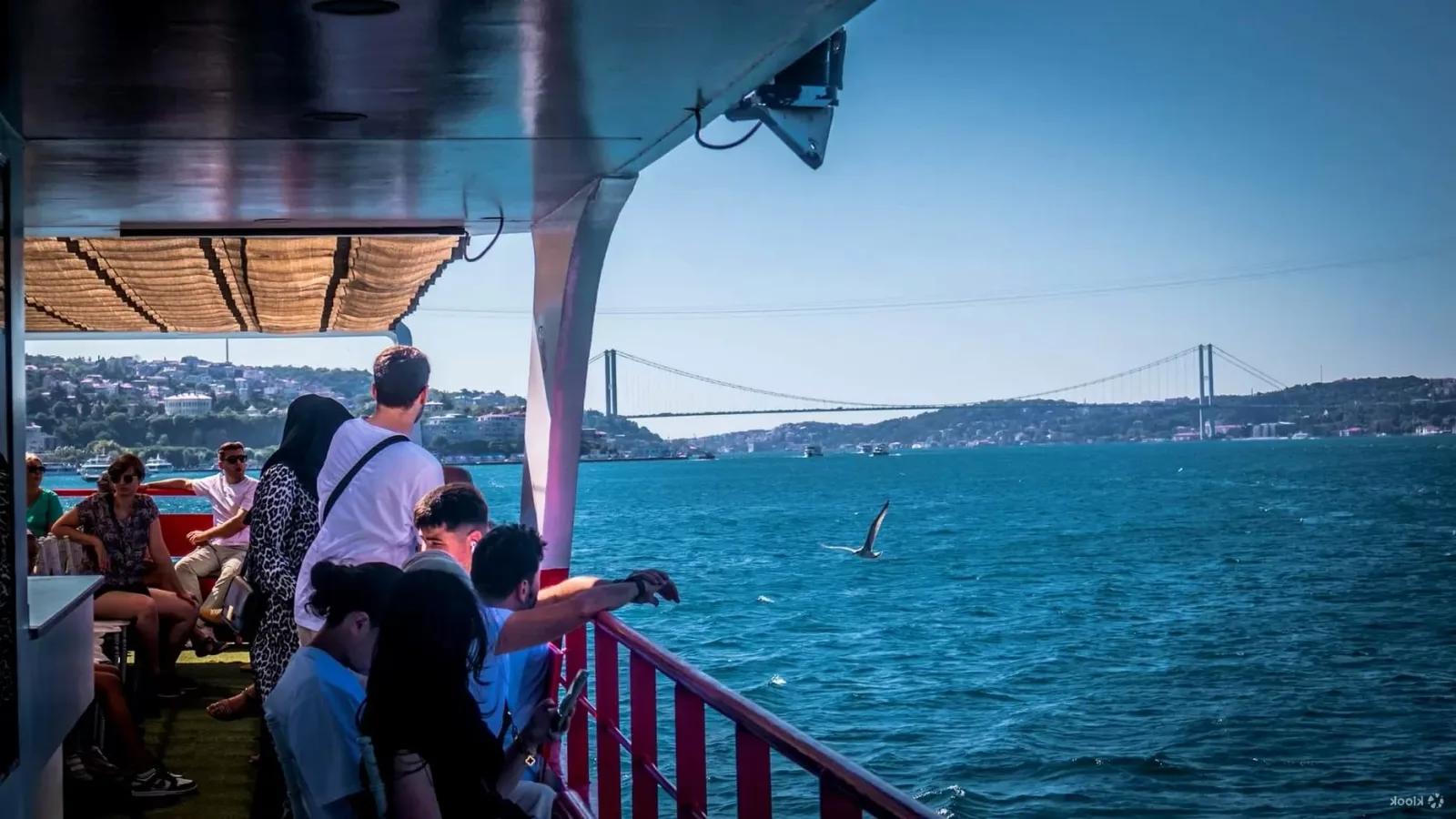 Bosphorus Bridge Ferry View, Istanbul, Turkey