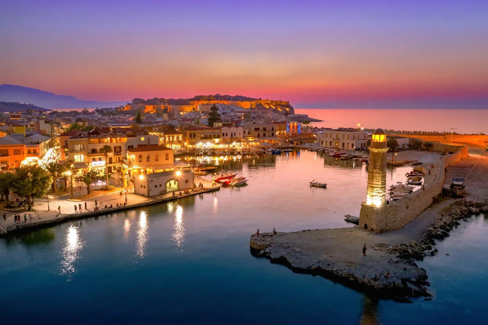 Venetian Harbor Lighthouse, Rethymno, Greece
